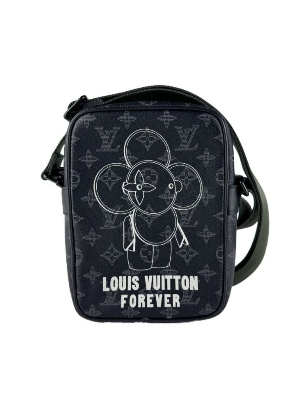 Louis Vuitton Crossbody Shoulder Bag Monogram Eclipse Vivienne Danube PM